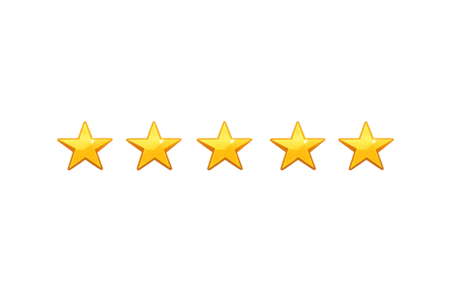 5 αστέρια Google reviews